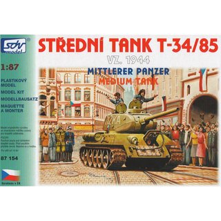SDV 87154 Mittlerer Panzer T-34/85 VZ.1944  Mastab 1:87