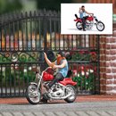 Busch 7861 Action Set: US Motorrad mit Biker  Spur H0