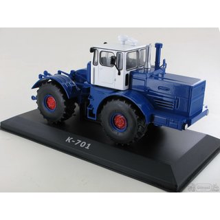 IXO 437097 (Blister) Traktor Kirowez K-701, blau-wei   Mastab 1:43