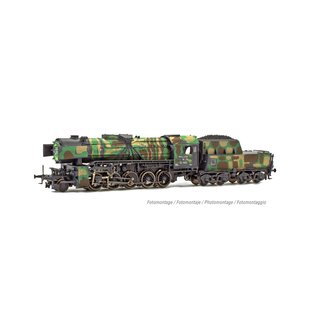 Arnold HN2485S Dampflokomotive BR42 1083, DR, Ep.IIc, Tarnlackierung  DC-Sound  Spur N