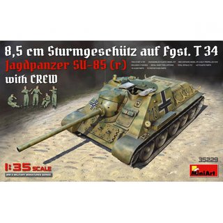 MiniArt 550035229 Mastab: 1:35 Jagdpanzer SU-85( r ) Beute Pz.