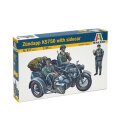 ITALERI 510000317 1:35 Motorrad-Gespann Zündapp KS750