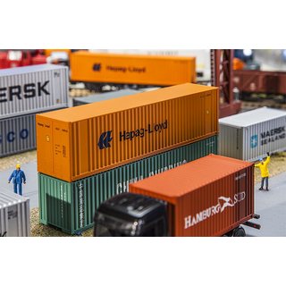 Faller 180841 40 Hi-Cube Container Hapag Lloyd Mastab: H0