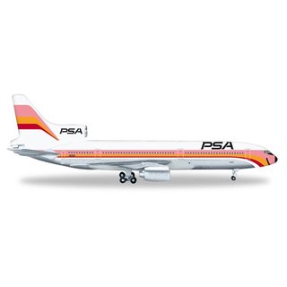 Herpa 528092 Lockheed L-1011-1 Tristar PSA Mastab 1:500