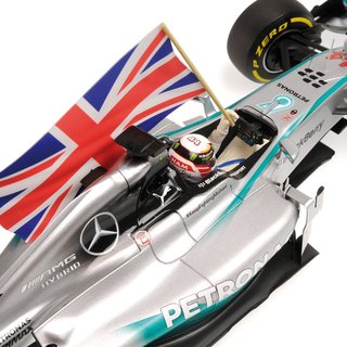 Minichamps 110140544 Mercedes AMG Petronas F1 Team W05,L.Hamilton Winner ABU Dhabi GP  2014