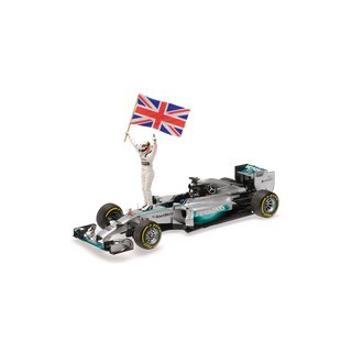 Minichamps 110140644 Mercedes AMG Petronas F1 Team W05, L.Hamilton Winner ABU Dhabi GP 2014    1:18