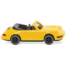 Wiking 016504 Porsche Carrera Cabrio - gelb Mastab 1:87