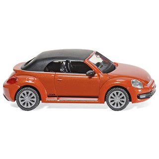 *Wiking 002848 VW The Beetle Cabrio, habanero orange metallic  Mastab 1:87