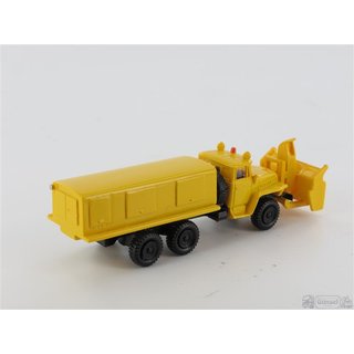 RK-Modelle TT0057-gb URAL 375D Schneefrse, gelb  Massstab 1:120