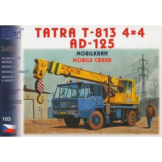 SDV 10103 Bausatz Tatra 813 4x4 AD125, Mobilkran  Mastab 1:87