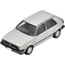 TOMYTEC 977137 1/64 VW-Golf 2, 4-Türer, silb