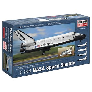 Minicraft 581668 1/144 NASA Shuttle Mastab: 1/144