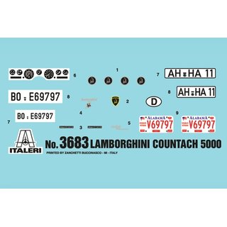ITALERI 510003683 1:24 Lamborghini Countach 5000