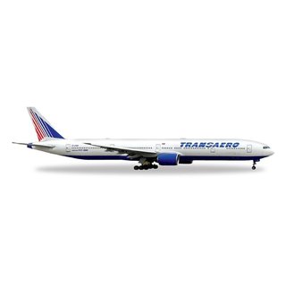 HERPA 527507 B777-300 Transaero Airlines Mastab: 1:500