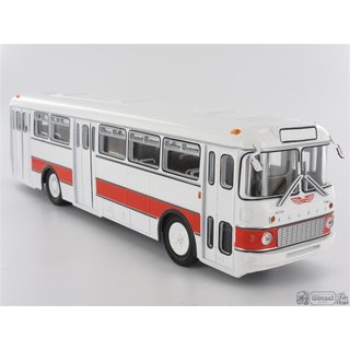 Soviet Autobus SAB360003-1 Ikarus 556, weiss/rot, o. Vitrine Massstab 1:43