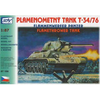 SDV87156 Bausatz Flammenwerfer Panzer T-34/76 Mastab: 1:87