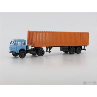 RK-Modelle TT0143-bl-or MAZ 503 mit Buta Mobill Kofferauflieger Blau Orange Mastab: 1:120