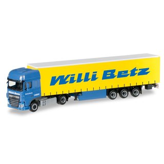 *Herpa 306560 DAF XF SSC E6 Gardinenplanen-Sattelzug, WilliBetz  Mastab 1:87