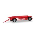 Herpa 076289-002 Anhnger Abrollmulde, rot, 2 achs...