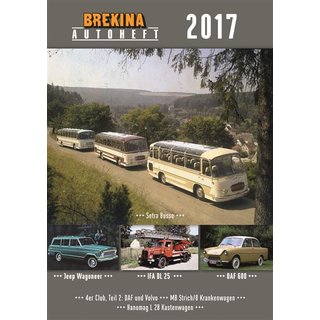 Brekina 12216 BREKINA Autoheft 2017 Mastab: 1:87