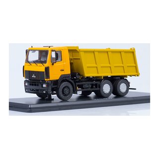 SSM 83SSM1204 MAZ-6501 dumper truck, yellow Mastab: 1:43