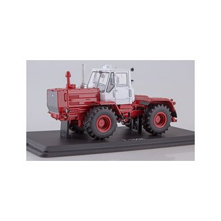 SSM 83SSM8011 Tractor T-150K white-dark red Mastab: 1:43