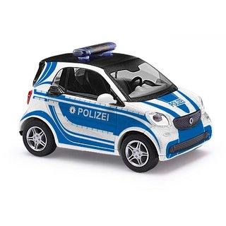 *Busch 50716 Smart Fortwo 14 Polizei Mastab: 1:87