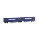 Hobbytrain H70506 Containerwagen Sggmrs 90  SAMSKIP Spur TT
