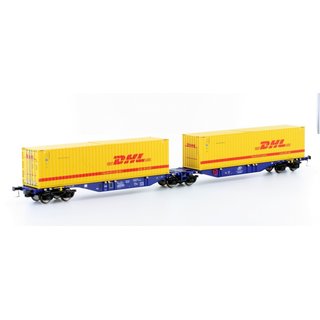 Mehano 58865 ITL Sggmrs 90 DHL Containertr  Spur H0