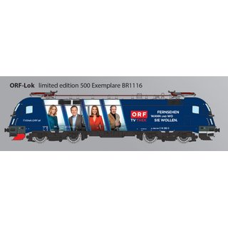 RailAd RA1046 BB BR1116 ORF-Lok TV Thek Spur H0