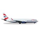Herpa 530408 Boeing B737-800 British Airways Comair...