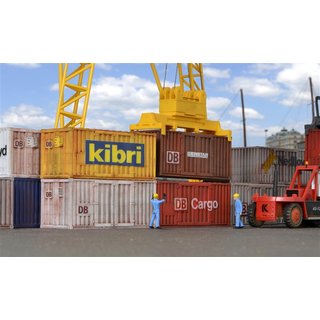 KIBRI 10924 H0 8Stk. 20ft.-Container Massstab: H0