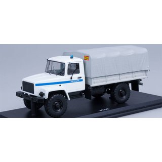 SSM 83SSM1154 GAZ-3308 4x4 flatbed truck, Police Mastab: 1:43