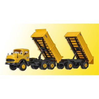 Kibri 14026 h0 Meiller rundhauber kipperzug