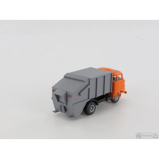 RK-Modelle 036220-or-gr W50 LA/Z Mllfahrzeug orange / grau Massstab 1:87
