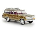 Brekina 19856 Jeep Wagoneer, gold woody Maßstab: 1:87