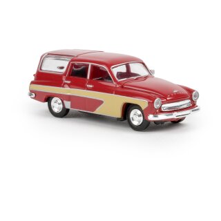 Brekina 27117 Wartburg 311 Camping rot/beig Maßstab: 1:87