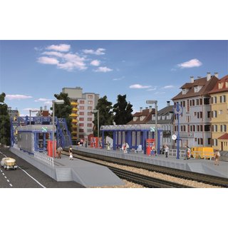 KIBRI 37756 N S-Bahn Haltestelle mit Steg Massstab: N