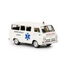 Brekina 34323 Dodge A 100 Bus, Tampa Ambulance (USA)...