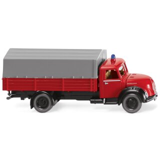 Wiking 086143 Magirus Pritschen-Lkw, Feuerwehr Maßstab: 1:87