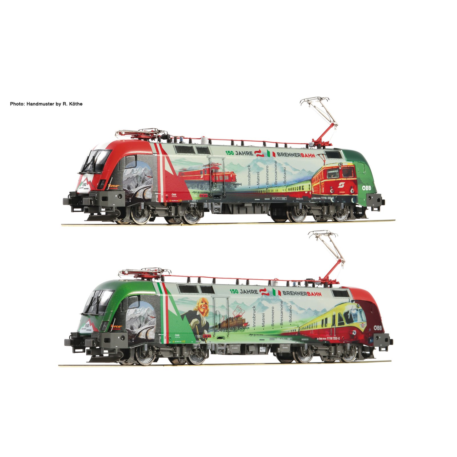 Locomotive Fleischmann N 781775 – Taurus ÖBB 1116 199-1 – Échelle N – Sonore