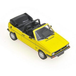 Minichamps 400055130 VW Golf Cabrio, gelb (1980) Massstab: 1:43