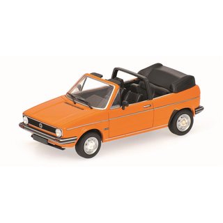 Minichamps 400055131 VW Golf I Cabrio, orange (1980) Massstab: 1:43