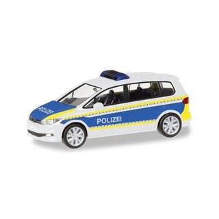*Herpa 093576 VW Touran, Polizei Brandenburg  Mastab: 1:87