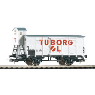 Piko 58909 Spur  H0 Gedeckter Gterwagen G02 Tuborg-Carlsberg DSB