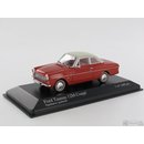 Minichamps 400086120 Ford Taunus 12M Coupe, rot (1963)...