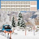 Busch 1120 Schneefangzune und Schneestangen  Spur H0