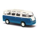 Busch 94151 Goliath Express Luxusbus, Blau/Creme  Mastab...