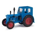 Busch 210006401 MH Traktor Pionier, blau/rote Felgen...