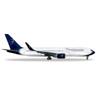 Herpa 531559 Boeing B767-300 Blue Panorama, citt di Milano Mastab: 1:500